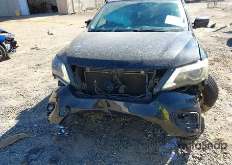 2018 Nissan Pathfinder Sl из США, поврежденный, VIN 5N1DR2MM5JC666959